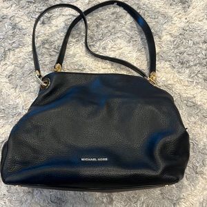 Black leather Michael kors bag